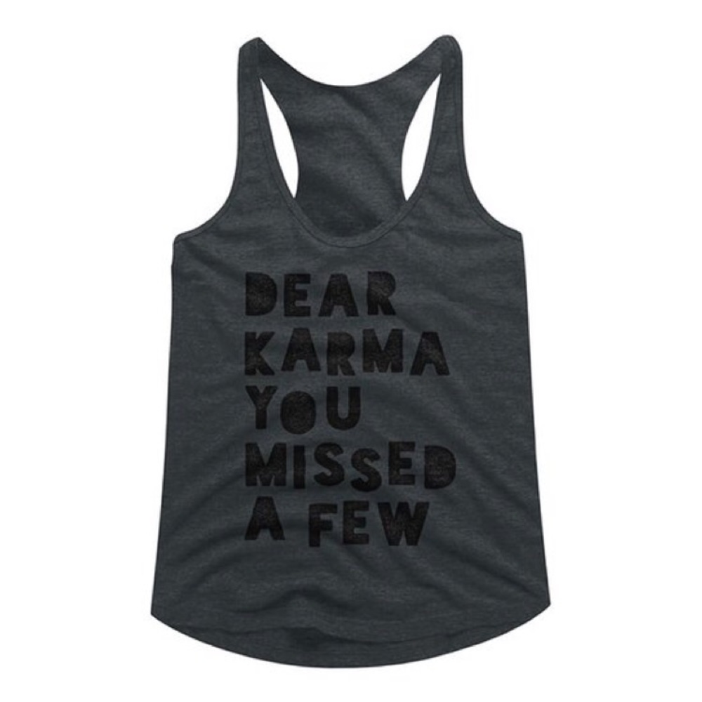 NWT Karma You Missed a Few Tank